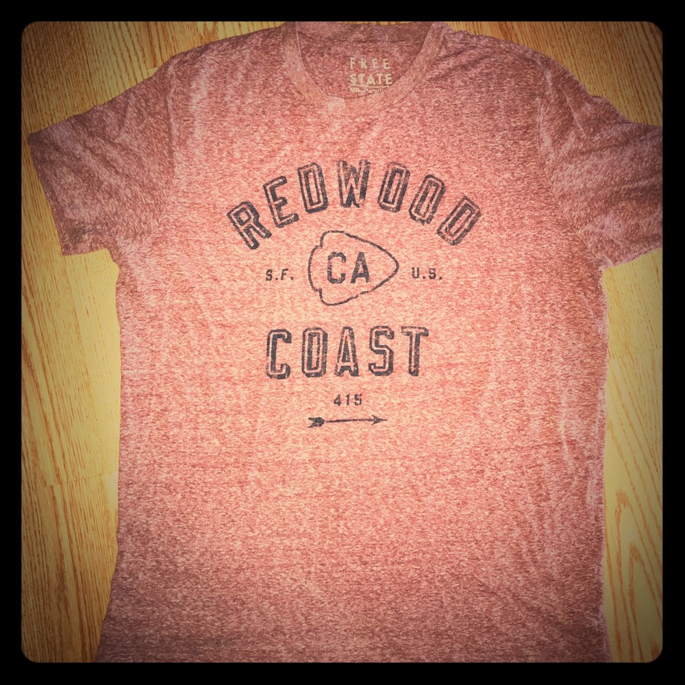 Free State men’s T-shirt. Size Large. Red